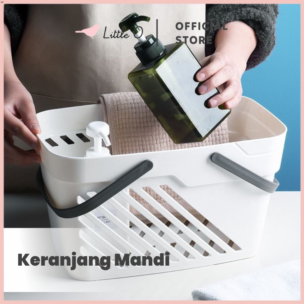 Diskon 2 Pengguna Baru BODEN Penyimpanan Alat Mandi Sabun Shampo Keranjang Penyimpanan Buah Sayur A6