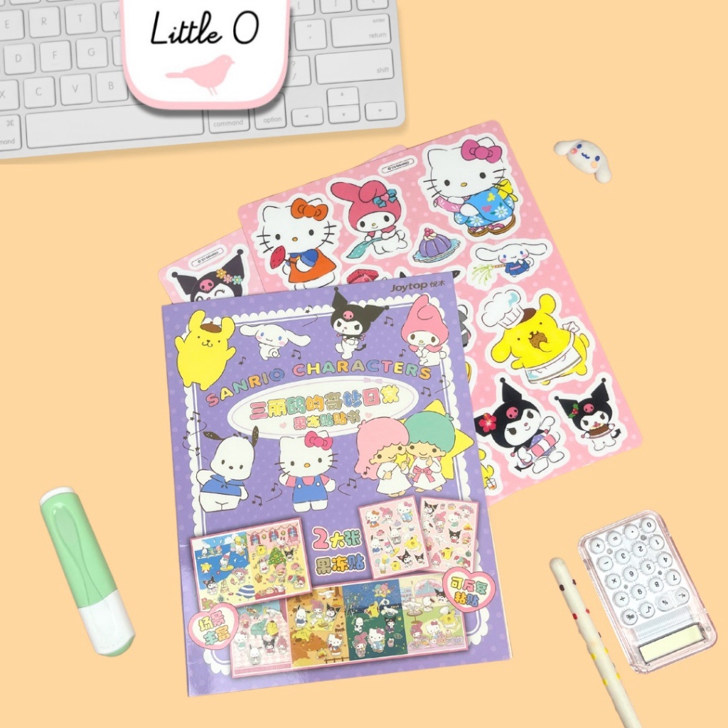 

Diskon Baru REUSABLE Sticker Book Set Sticker Washitape Cute Stiker Lucu Scrapbook A6