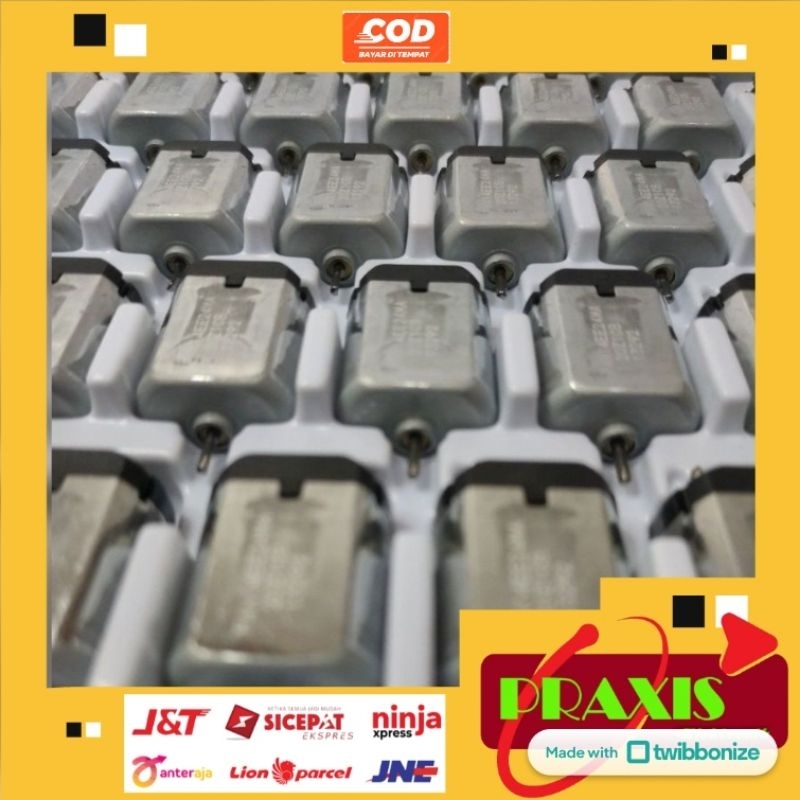 Dinamo Mainan Lampu Layangan 12 V High Speed As dan Body Gepeng