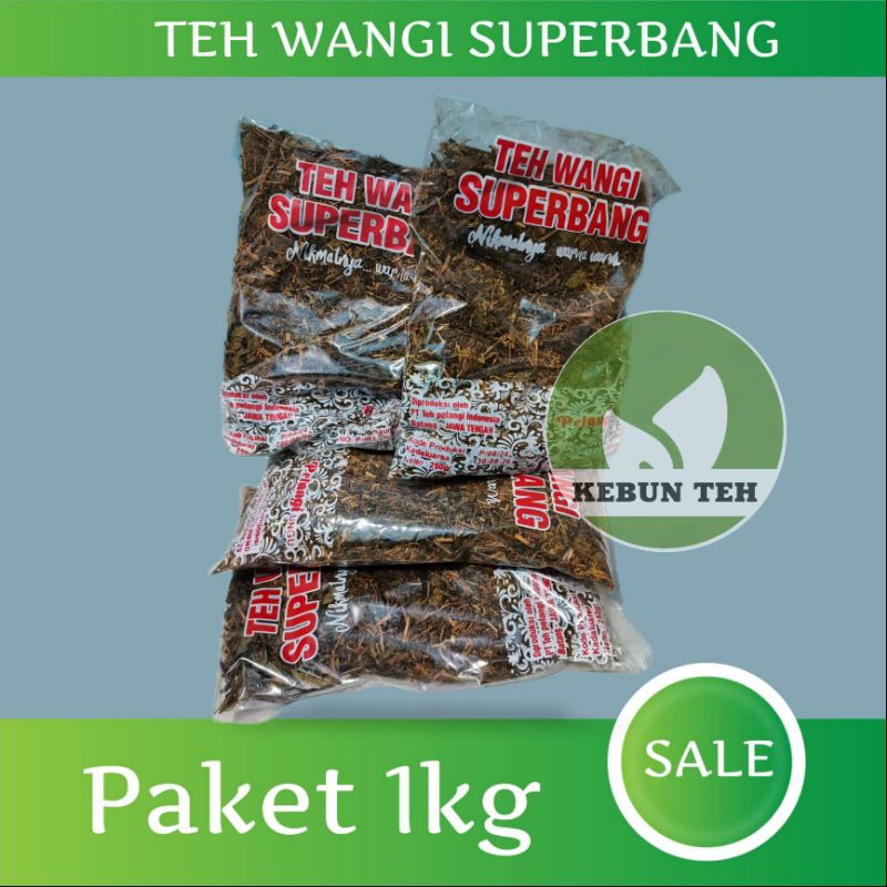 

TEH WANGI SUPERBANG 1kg DAUN TEH TUBRUK TEH JUMBO