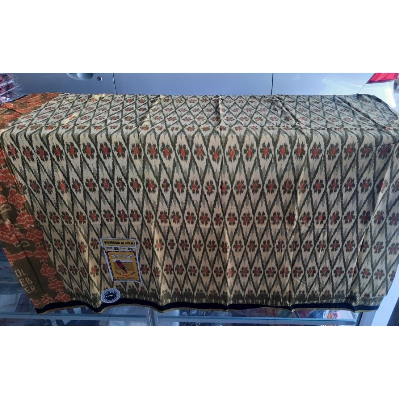Sarung Goyor Botol Suheb Super Cap Sahara Warna Kuning Tenun ATBM Bali Super Warna Nusantara Habaib 