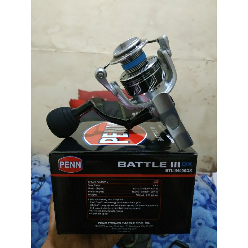 REEL PENN BATTLE III 4000 DX (BTLIII4000DX)