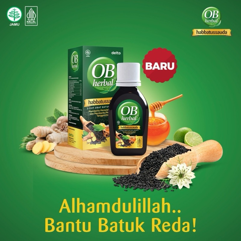 OB HERBAL SIRUP OBAT BATUK HERBAL SACHET
