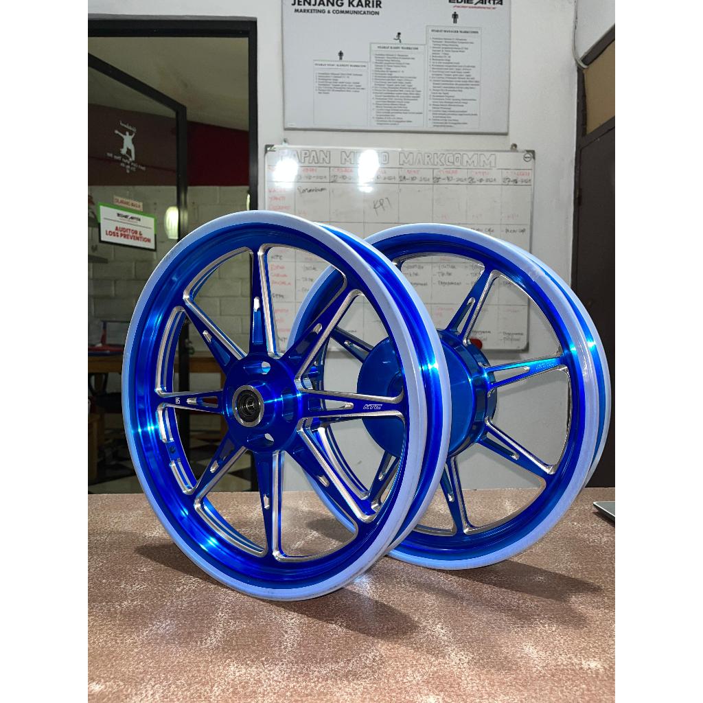 KTC VELG VARIO/BEAT ARES 2 TONE BIRU (14-185/215)