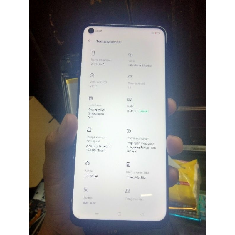 Lcd Ori Copotan Oppo A92,A52,A72