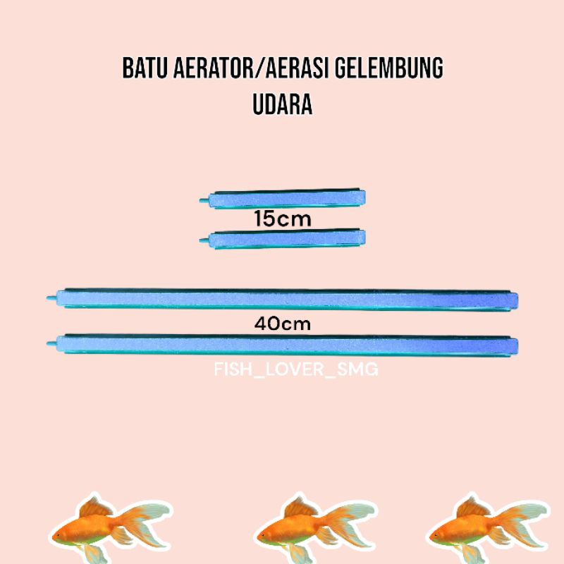 Batu Aerator panjang 10cm,15cm,30cm,40cm /airstone gelembung udara/Batu Air stone panjang