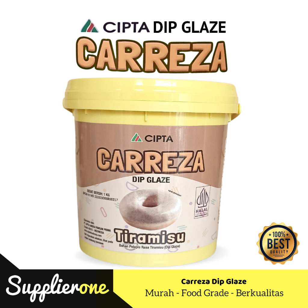 

NG Carreza Dip Glaze 1 kg / Toping Donat Carreza / Selai Donat / Carreza Selai Donat