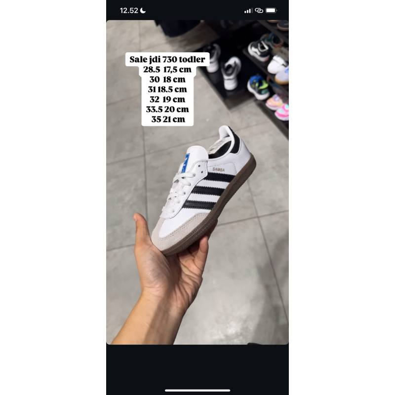 samba og size toddler sale