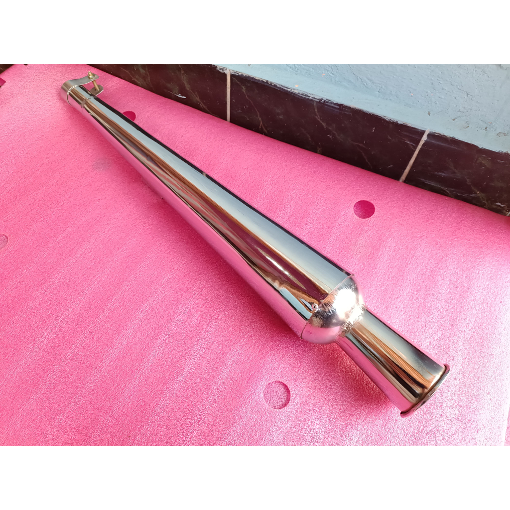 Knalpot Chopper Jokowi Slencer Trompet Corong japstyle caferacer bobber Motor Custom
