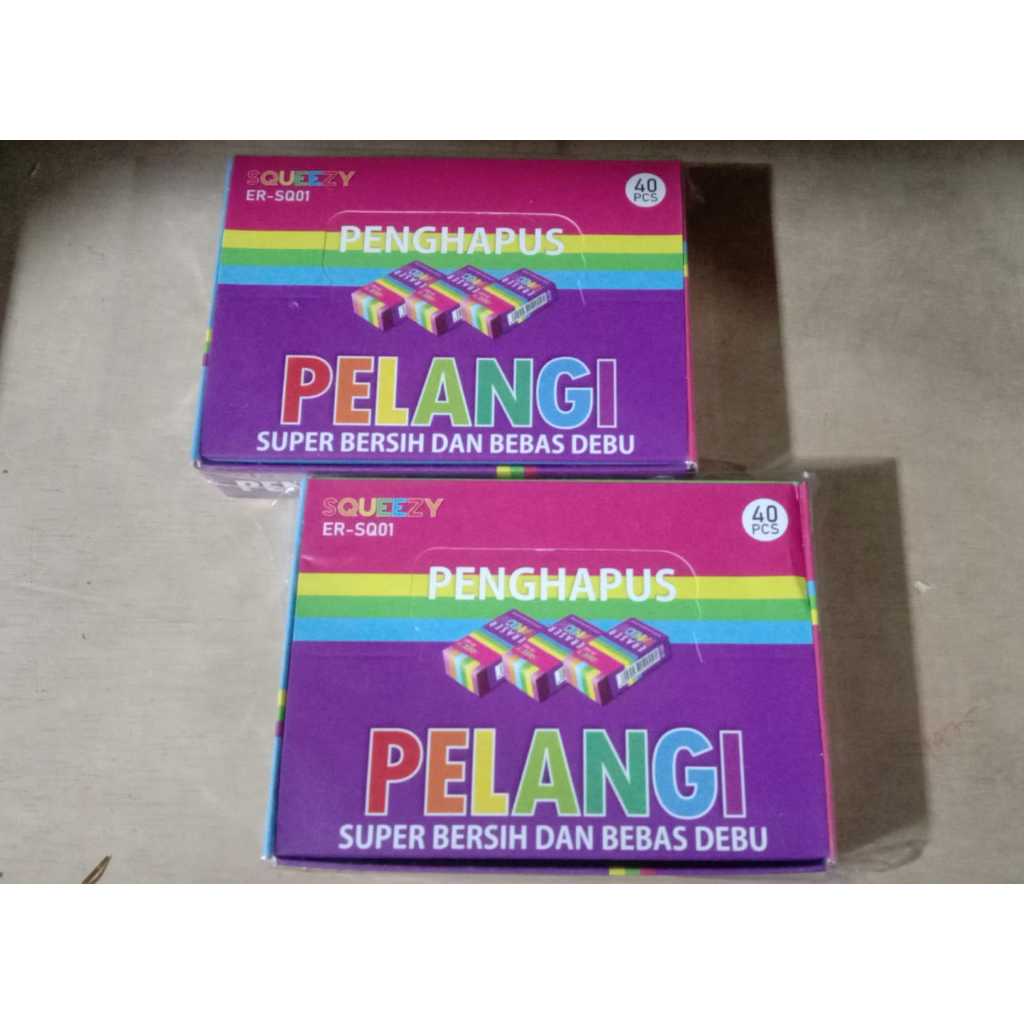 

Penghapus Pensil Squeezy Warna Pelangi ER-SQ01 ( 5 Penghapus )