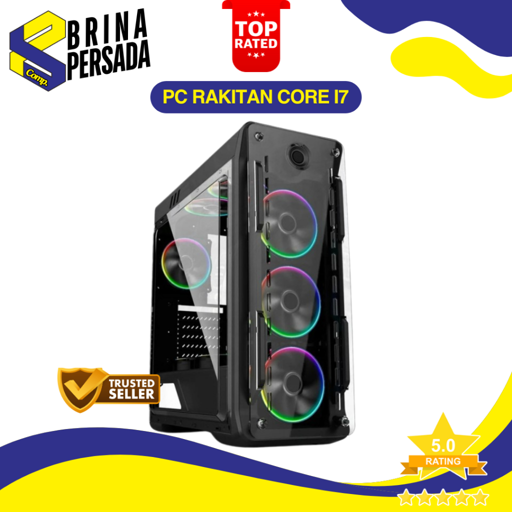 PC Rakitan Core i7 12700F Untuk Desain, Video Editing & Game