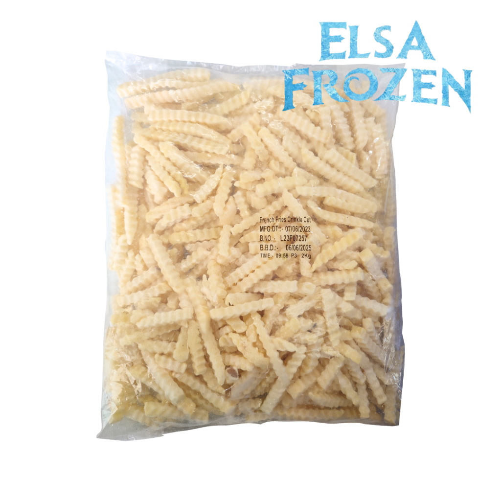 

GOGO FRIES SUPER PREMIUM CRINKLE CUT 2KG/FRENCH FRIES KENTANG GORENG