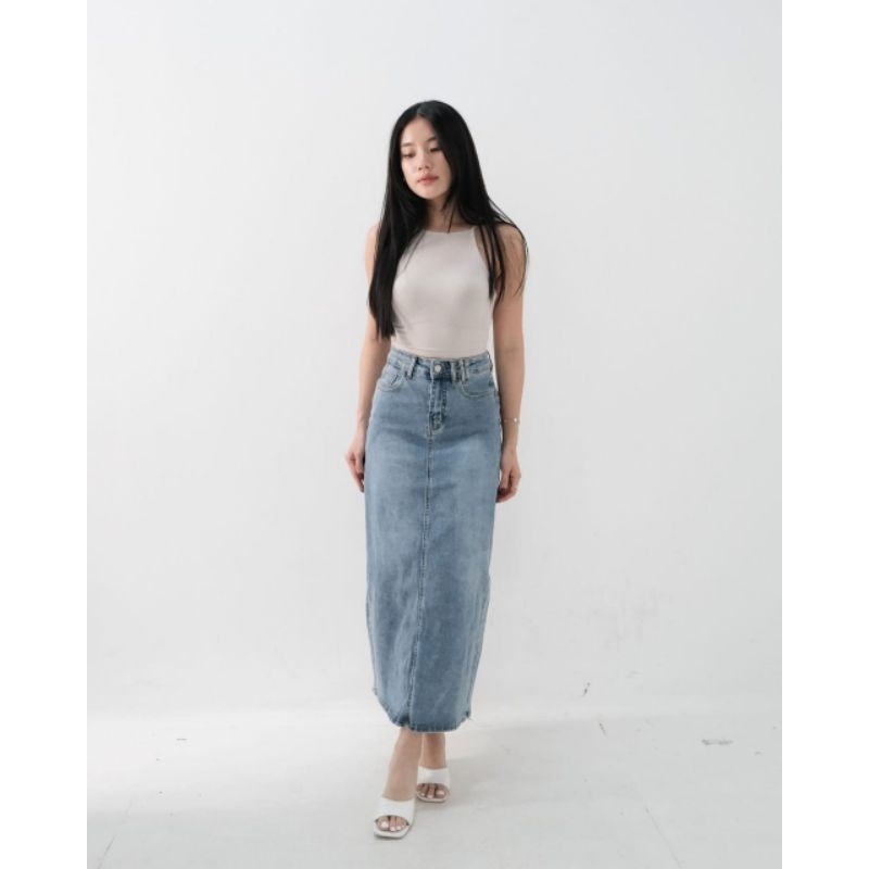 FHN | Collection | Disha Denim Skirt #2-76126