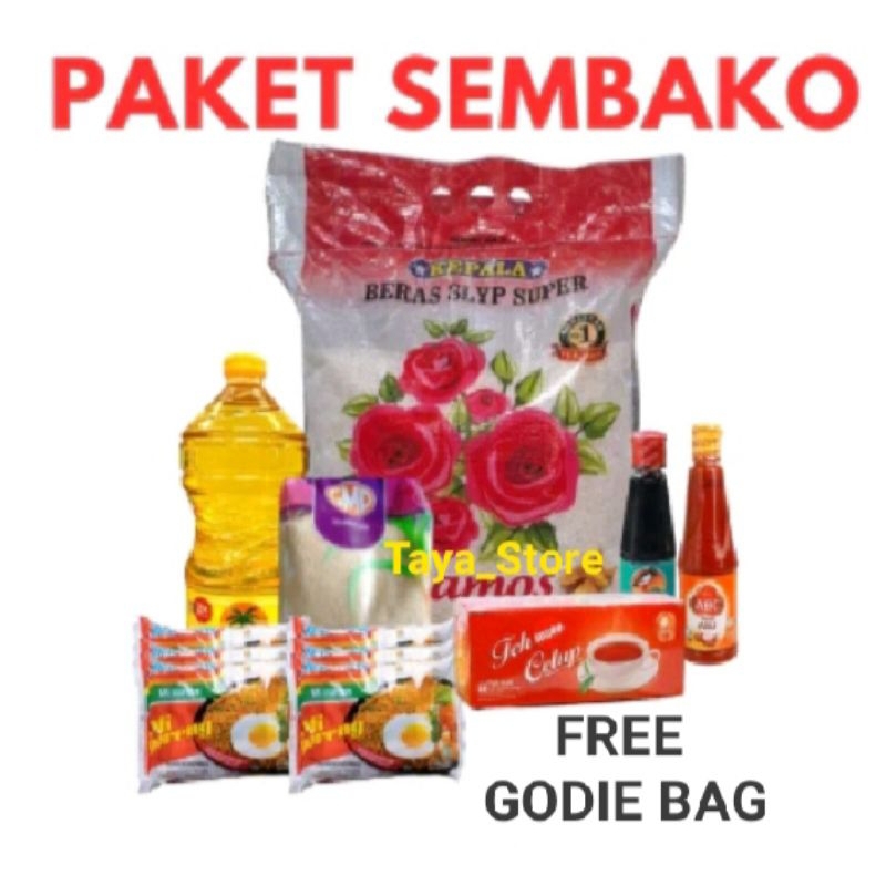 

Paket Sembako (Kemasan Godie Bag)