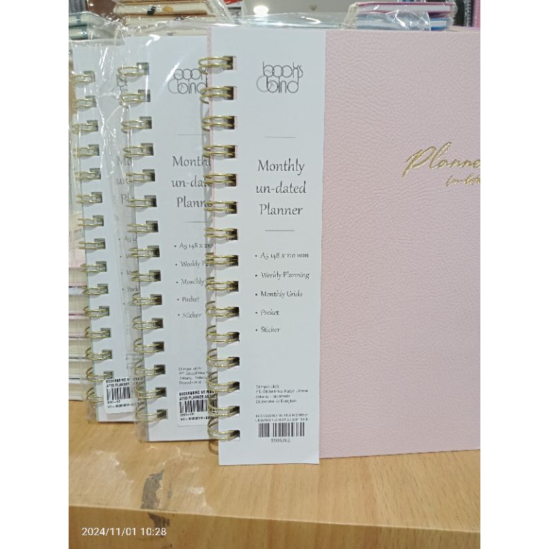 

Book&Bind( Nb Ring monthly undated planner A5 )