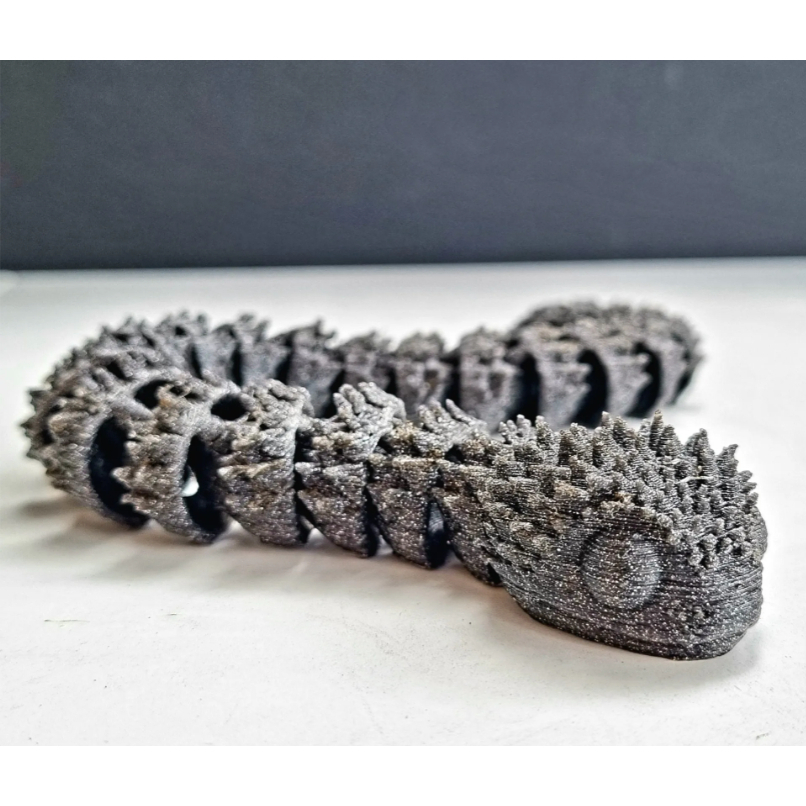 Cuero Ular Mainan Flexible Articulated Dragon Snake