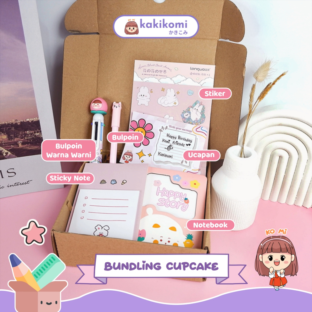 

Paket Stationery Murah Hampers Ulang Tahun Cewek Paket Alat Tulis Lucu Set Alat Tulis 5 in 1