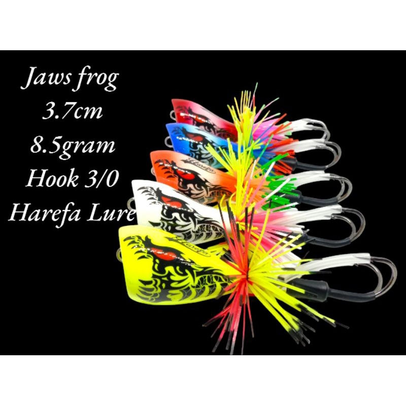 jaws 3.7 cm jaws frog handmade harefa lure