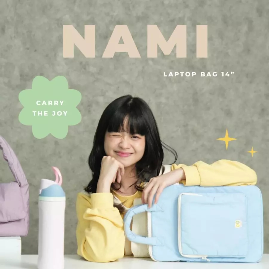 Nami Bag - Laptop Bag Lucu / Ipad Bag Lucu / Tas Laptop 14 inch / Tas Kampus / Tas Kerja / Tas Ipad 