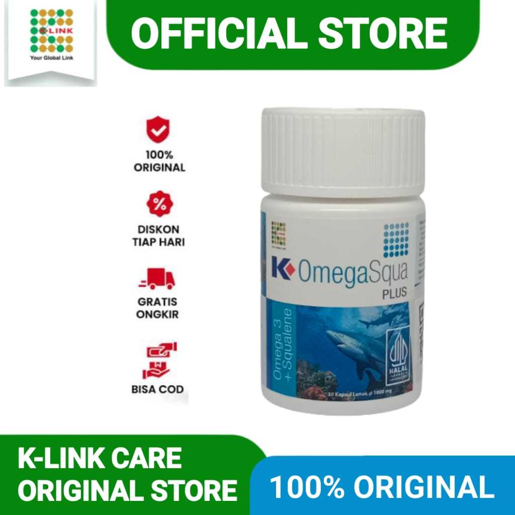 K link omega squa plus. isi 30 kapsul.Omega squa plus.omega squa plus k link.omegasqua klink origina