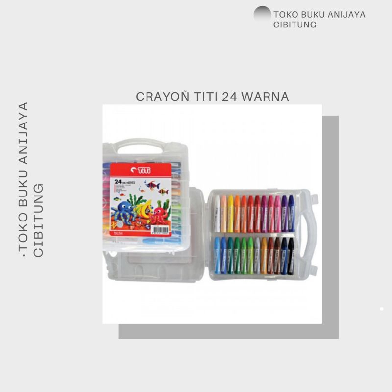 

CRAYON MEWARNAI MERK TITI UK 24 / CRAYON MEWARNAI BERKUALITAS