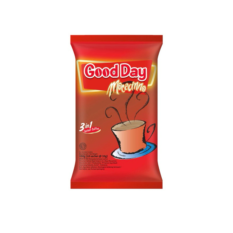 

Good Day Kopi Instant 3 in 1 Mocacinno 10 x 20 g |FM #goodday