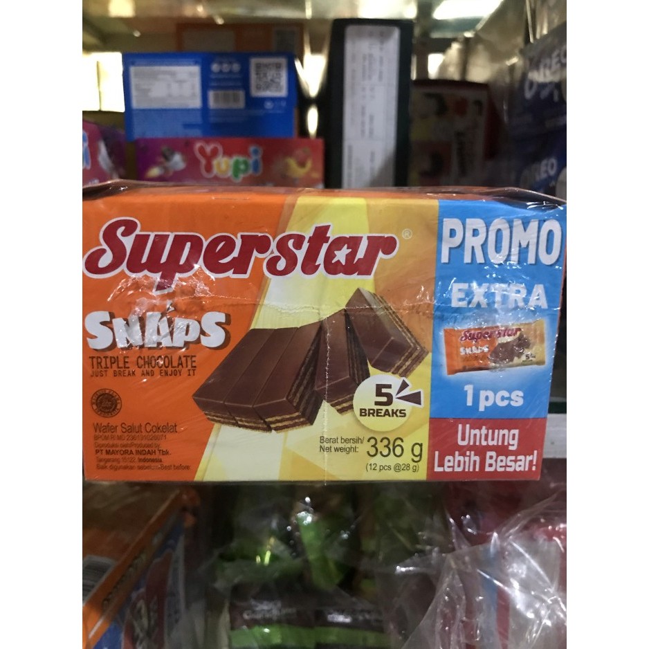 

Superstar snaps triple chocolate eceran 1500