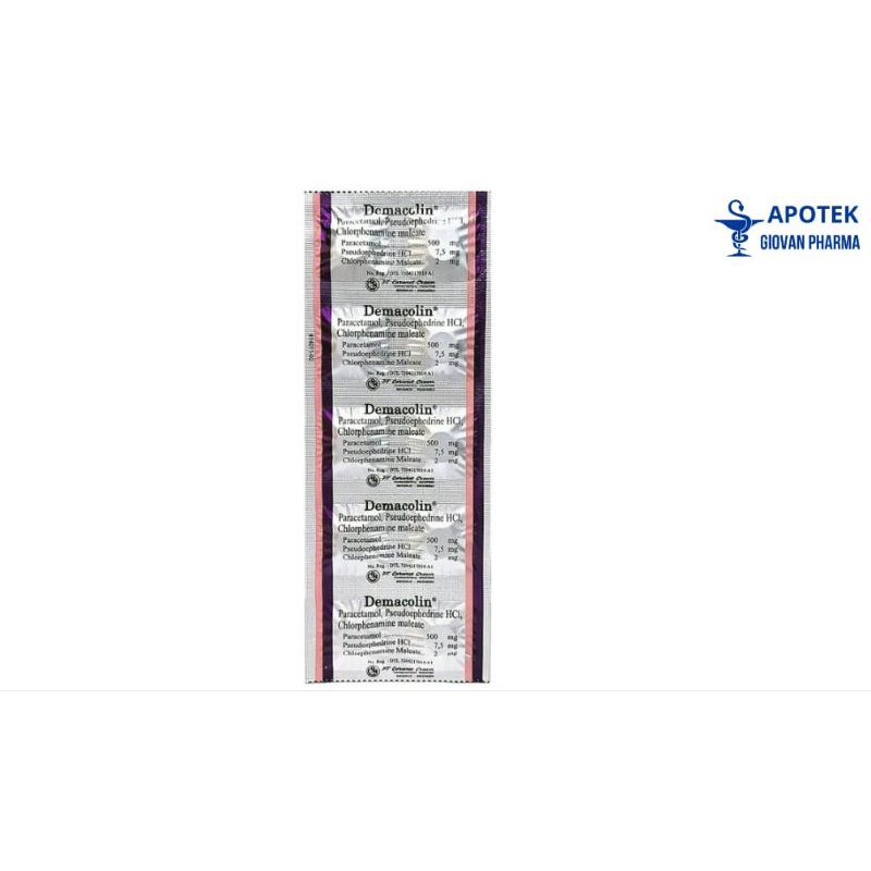 DEMACOLIN STRIP 10 TABLET