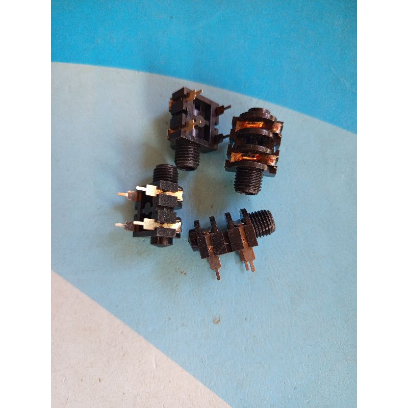 Soket mic mono 4pin pcb