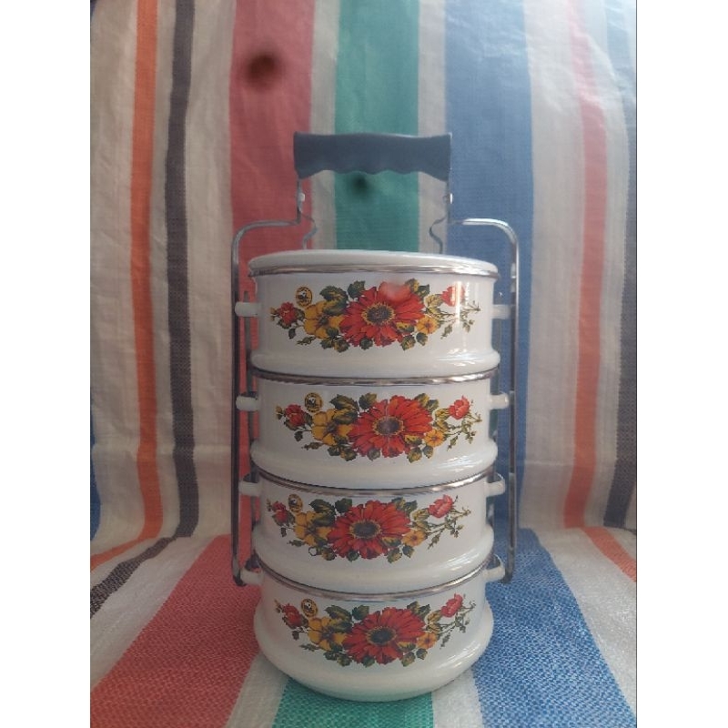 Rantang panda putih susun 4/rantang makanan