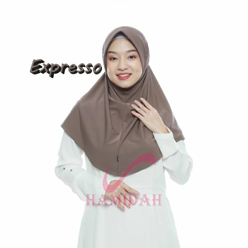 (ORI) Hijab Bergo Hamidah/Hijab Sport/Kerudung Olahraga/Hijab Instan