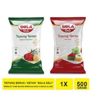 

Tepung Beras / Ketan Putih Bola Deli 500gr 1Pcs