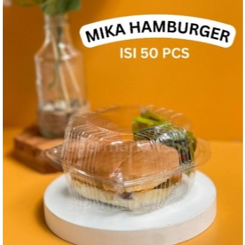 Mika Box Burger/Mika Box Snack/Mika Box Kue/Roti  (isi 50pcs)