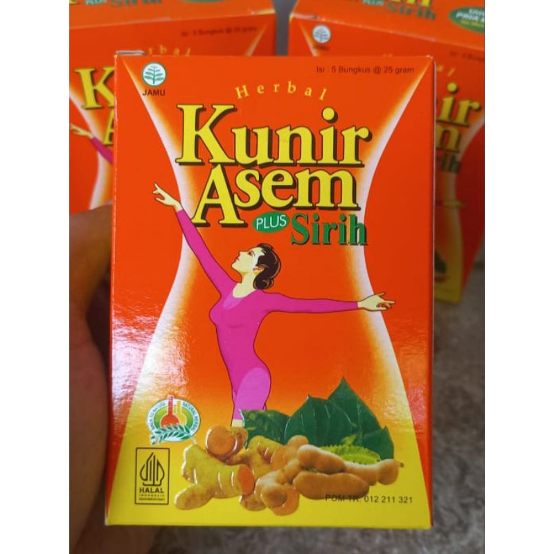 

Kunir asem plus sirih cap leo perbox isi 5 sachet