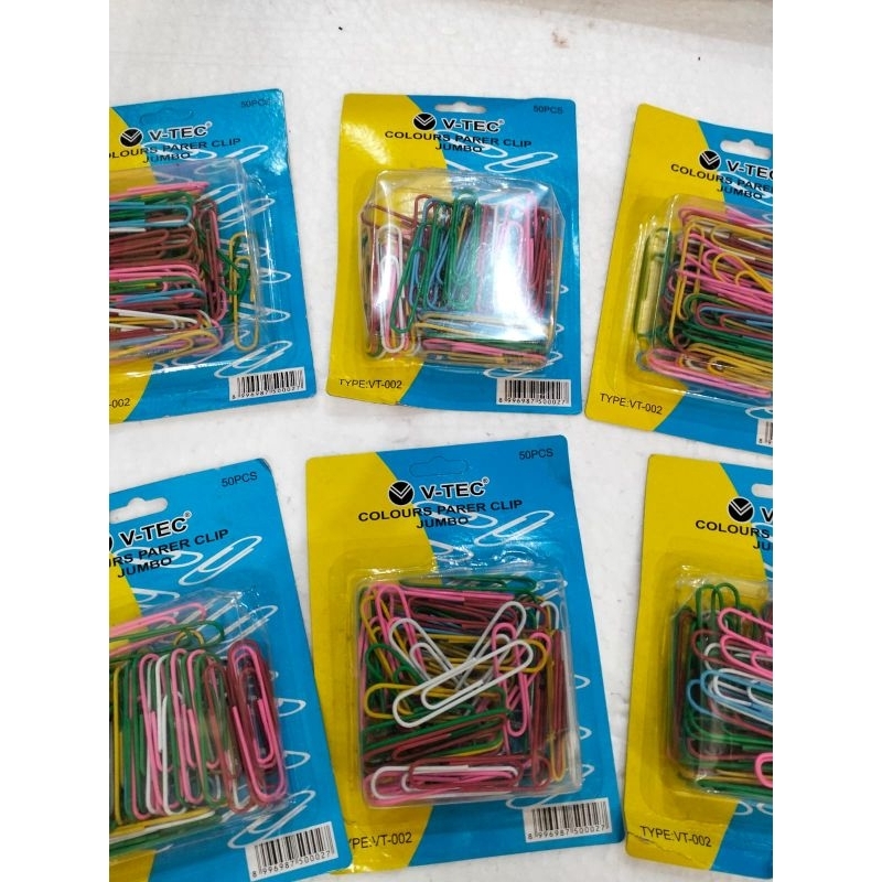 

PAPER CLIP VT 002 Warna merk VTEC PENJEPIT KERTAS WARNA WARNI