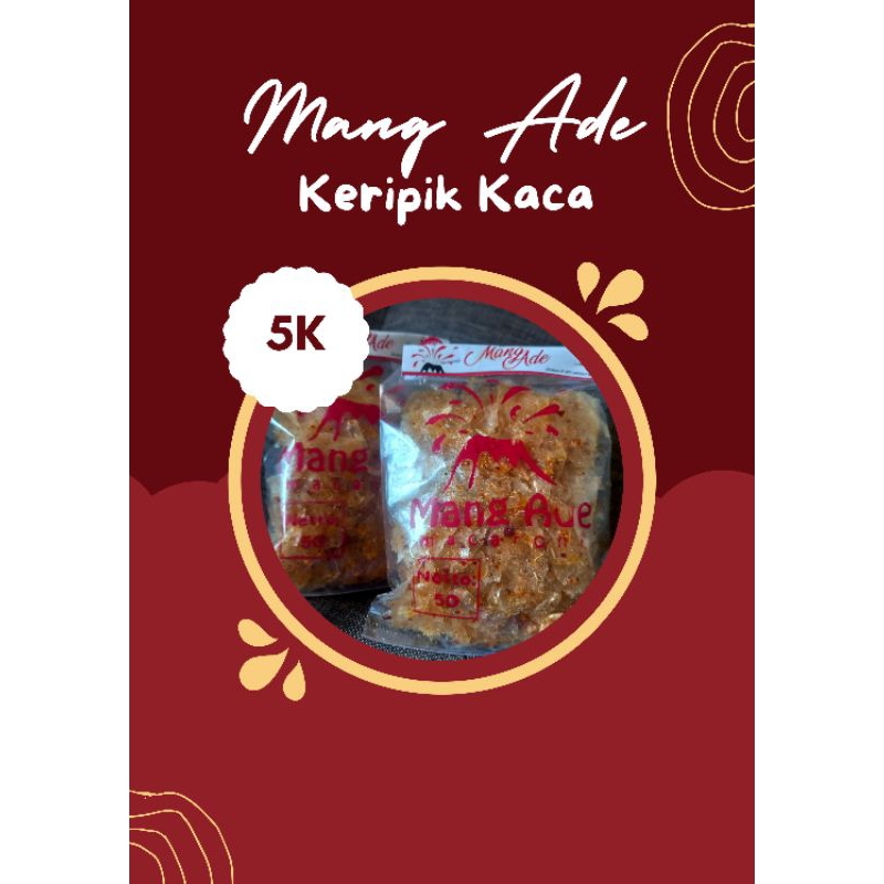 

Mang Ade Keripik Kaca pedas mangade kripca