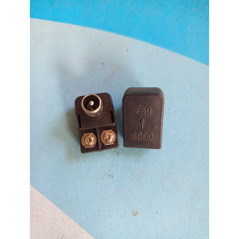 Jack tv plus balun antena