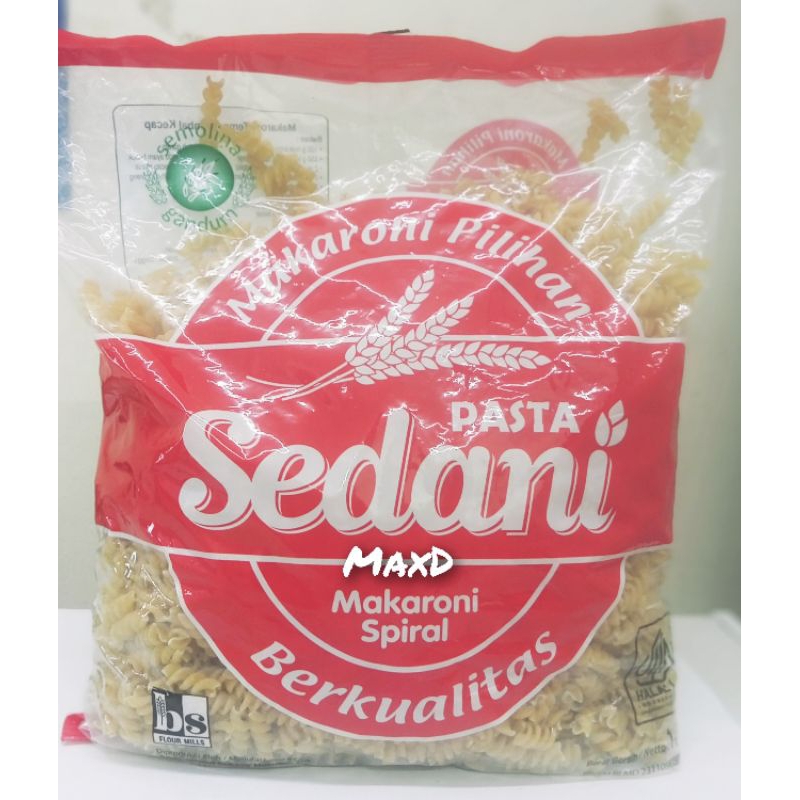 

Sedani Makaroni Spiral Repack 500 gr