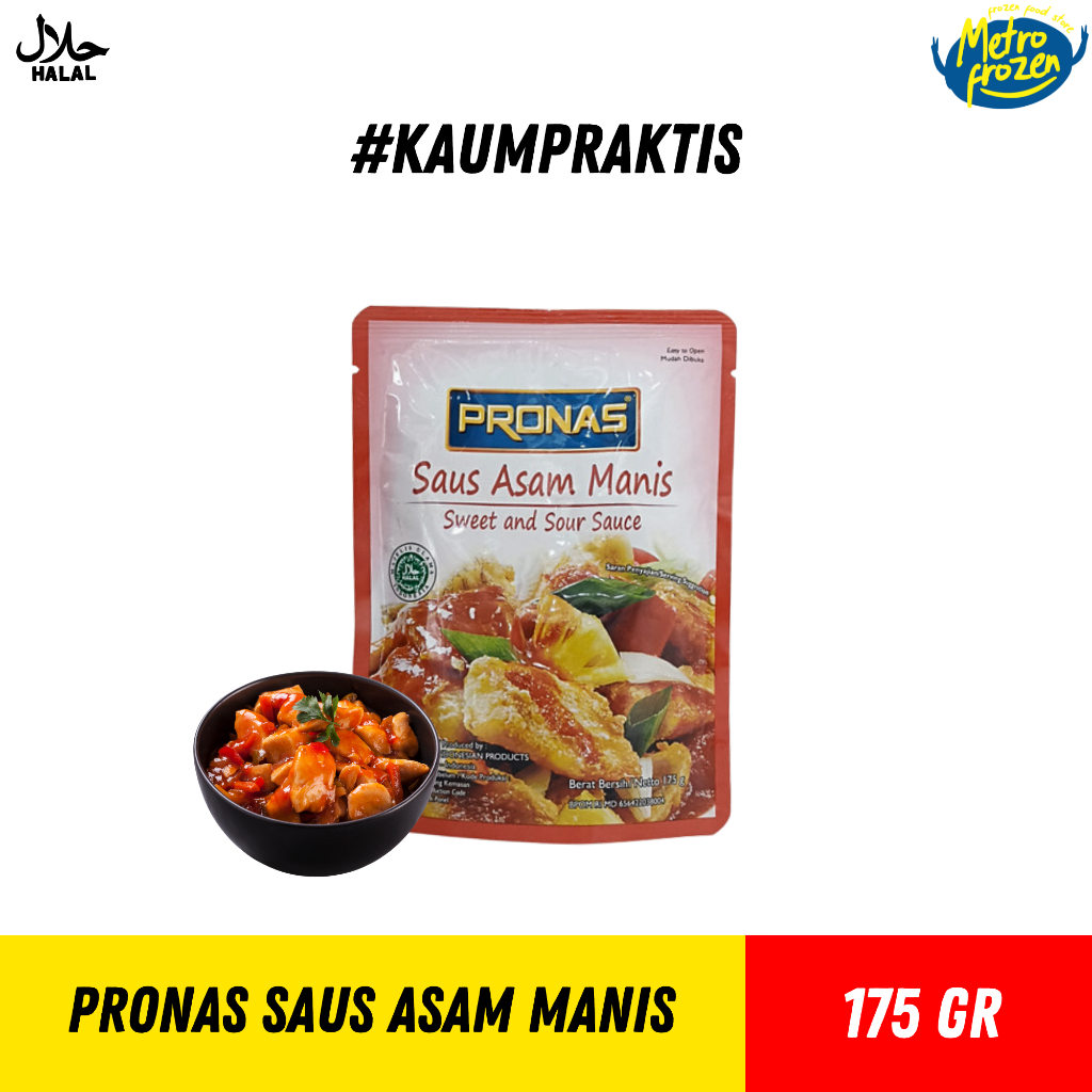 

Pronas Saus Asam Manis 175gr// saus asam manis// saus asam manis instan Banjarmasin