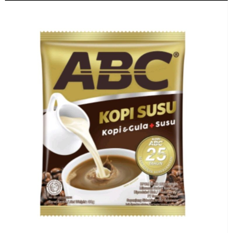 

Kopi ABC Susu 1 Renceng (10 sachet x 30gr)