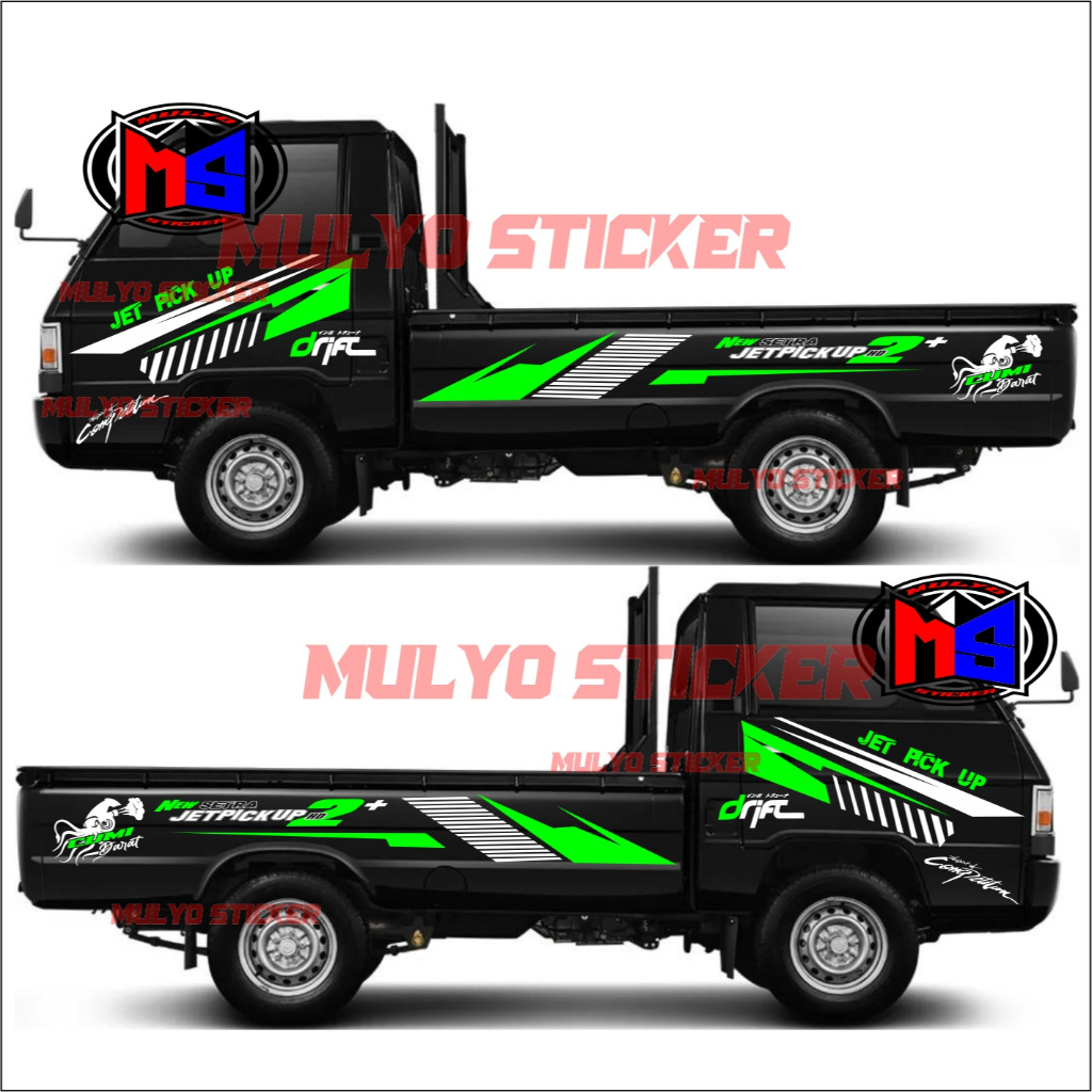stiker cutting mobil l300 cutting stiker mobil pick up l300 terbaru keren