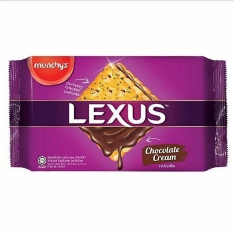 

Munchys Lexus 76gr Chocolate Cheese / Cokelat Keju - Biskuit - Toserba Gadjah - Ekonomis