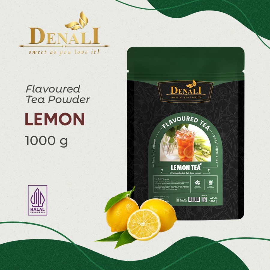 

Powder DENALI Rasa LEMON TEA 1Kg Bubuk Minuman LemonTea Kualitas Premium