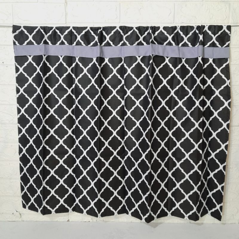 Gorden kolong dapur gorden kolong kompor tirai kolong kompor tirai bawah kompor gorden dapur