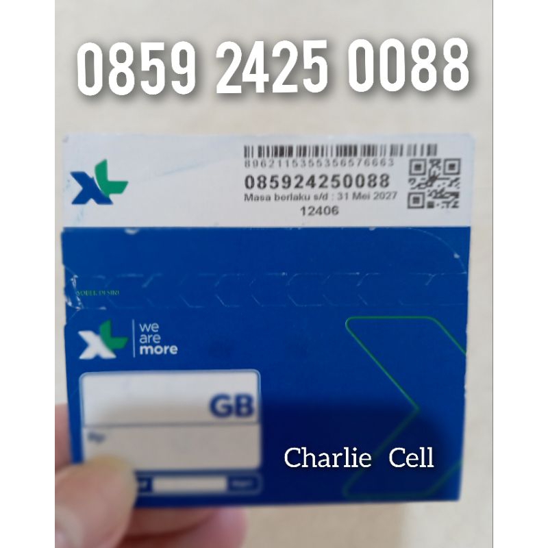 Kartu Perdana XL Axiata 4G 5G 12 Digit Nomor Cantik 0859 2425 0088