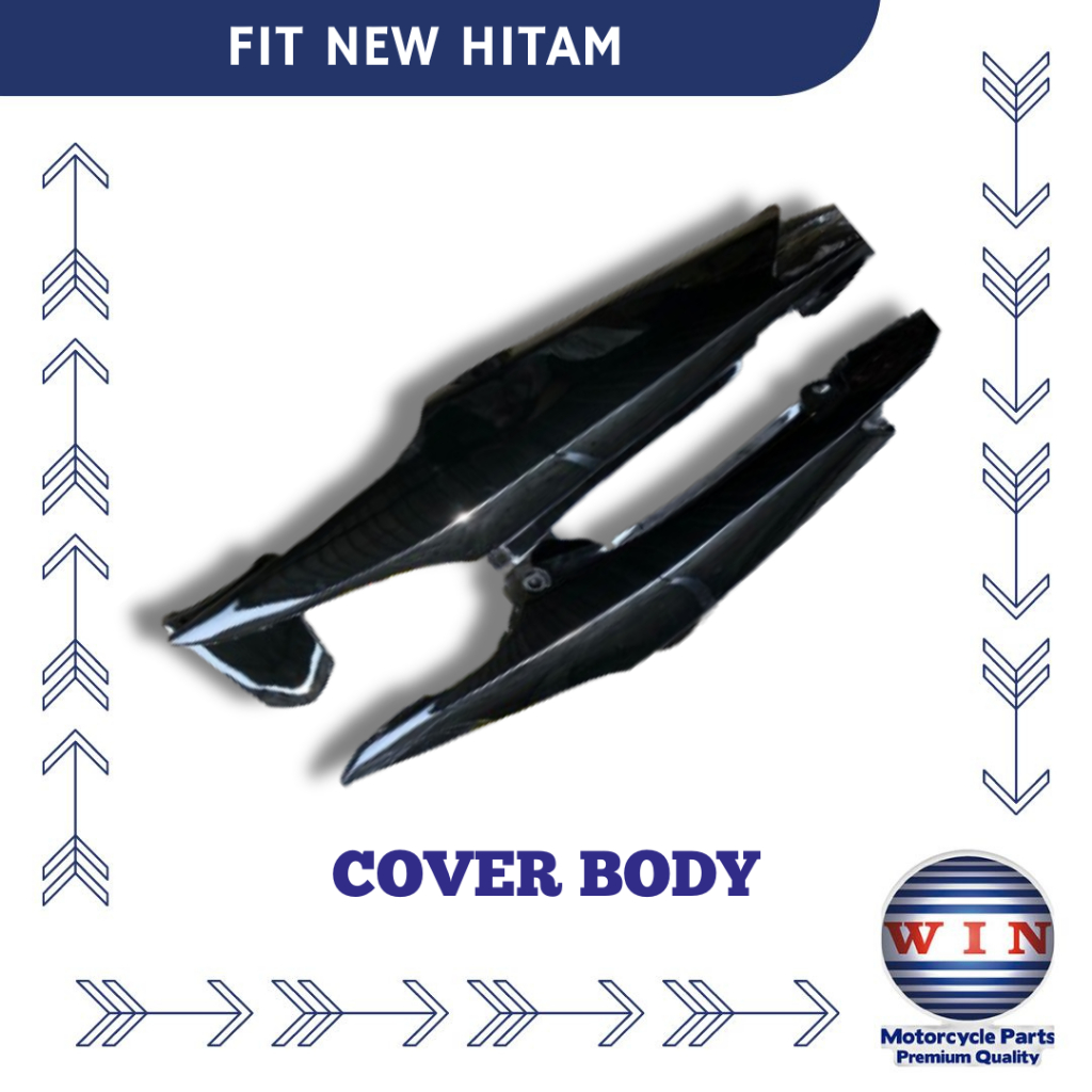 Cover Body Samping Fit New || Cover Body Tebeng Body Samping Set Kanan Kiri Fit New Merk Win