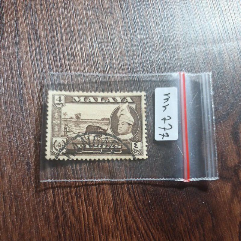 

prangko malaya 4 cents perlis