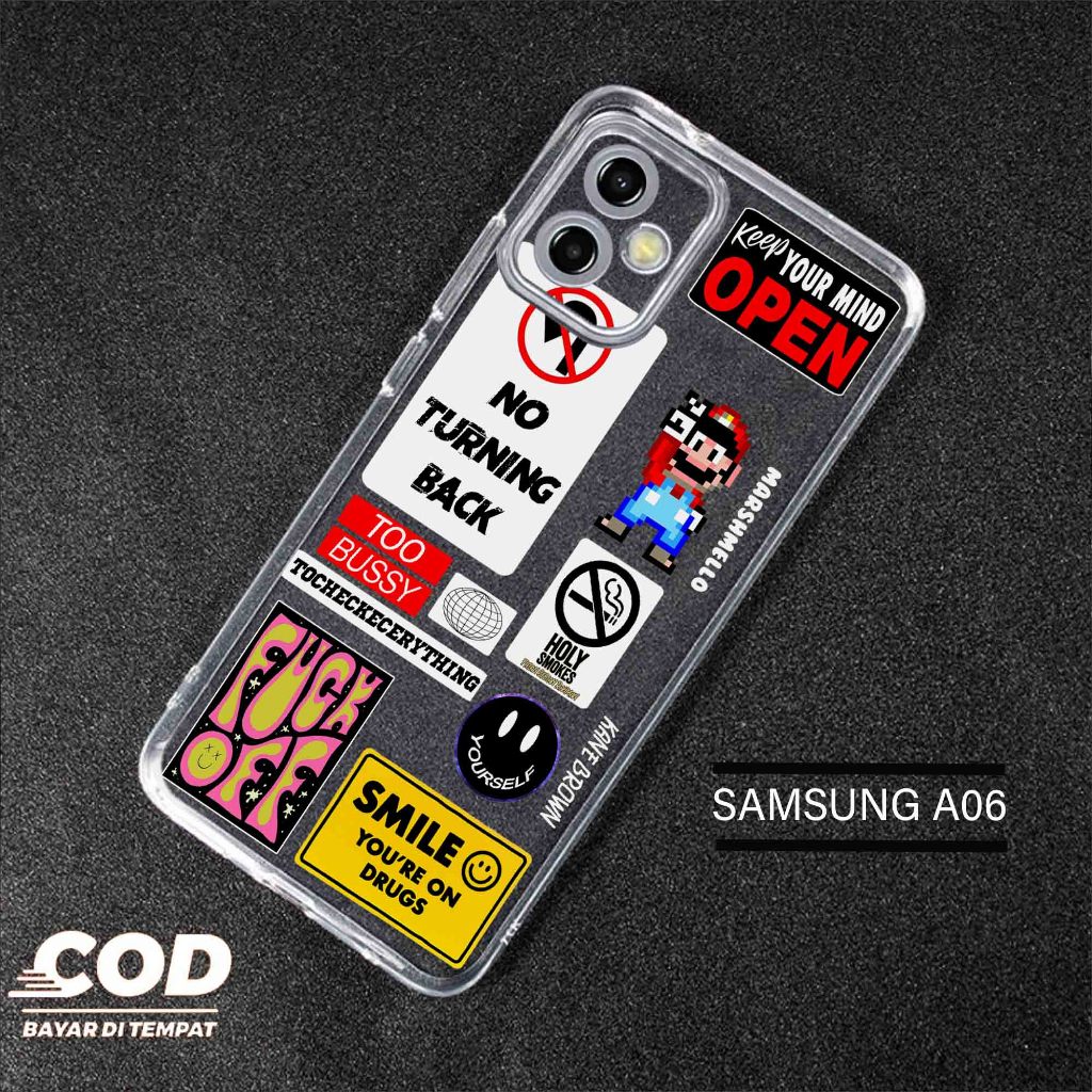 Case Samsung A06 Terbaru - Casing Samsung a06 - Softcase karet motif gambar ( MROBRS ) - Kesing Hp -