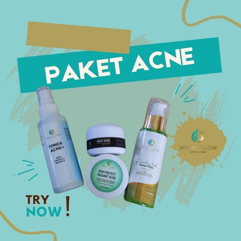 Paket Basic/Premium Acne Jerawat WiSkin Glow