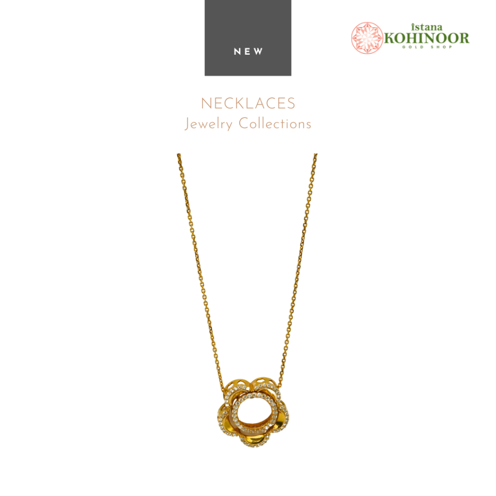 KOHINOOR KALUNG NECKLACES EMAS VARIASI 16K EMAS YELLOW